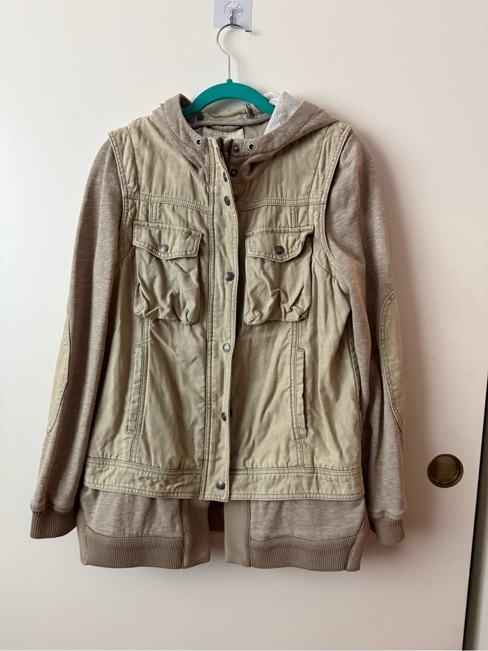 Free People 1970 Military Layered Jacket Small